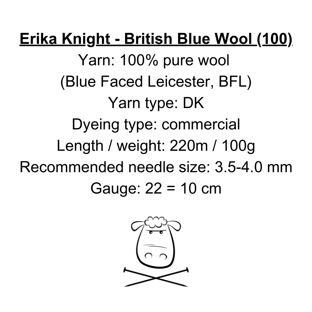 608 - British Blue Wool (100) - Erika Knight